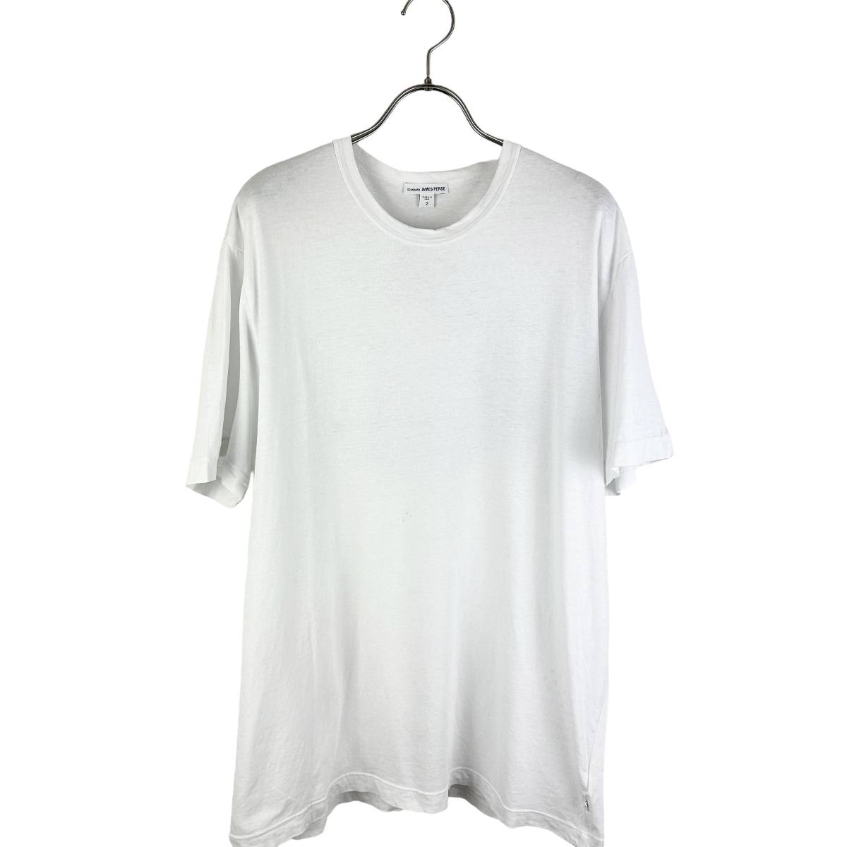 JAMESPERSE(ジェームスパース) Back Pattern Plain T Shirt (white)