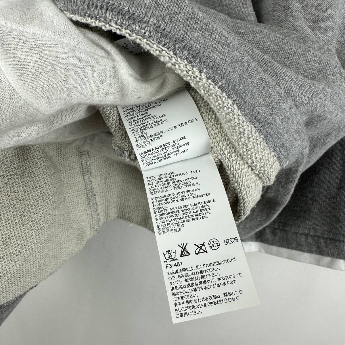 MARNI(マルニ）Second Layer Sleeve T Shirt 16SS (grey)