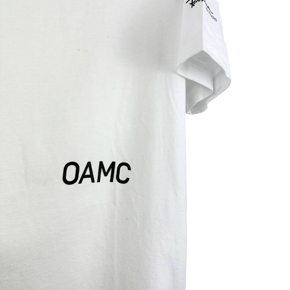 【20%OFF】OAMC(オーエーエムシー) x Ronherman 10th anniversary T Shirt (white)_画像4