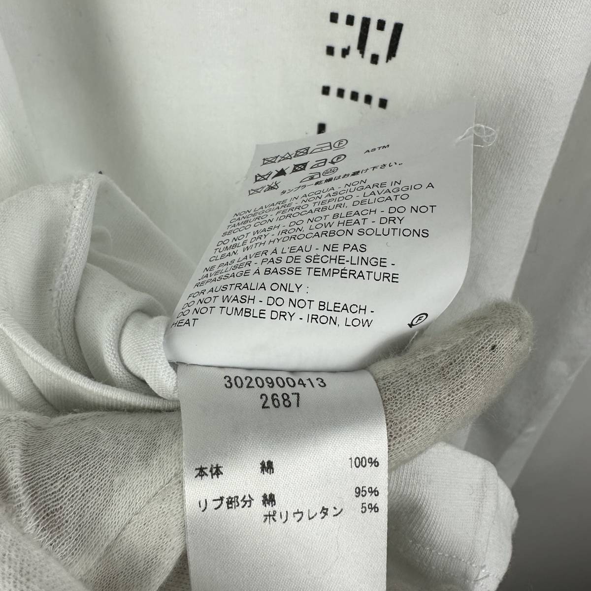 【20%OFF】OAMC(オーエーエムシー) x Ronherman 10th anniversary T Shirt (white)_画像8
