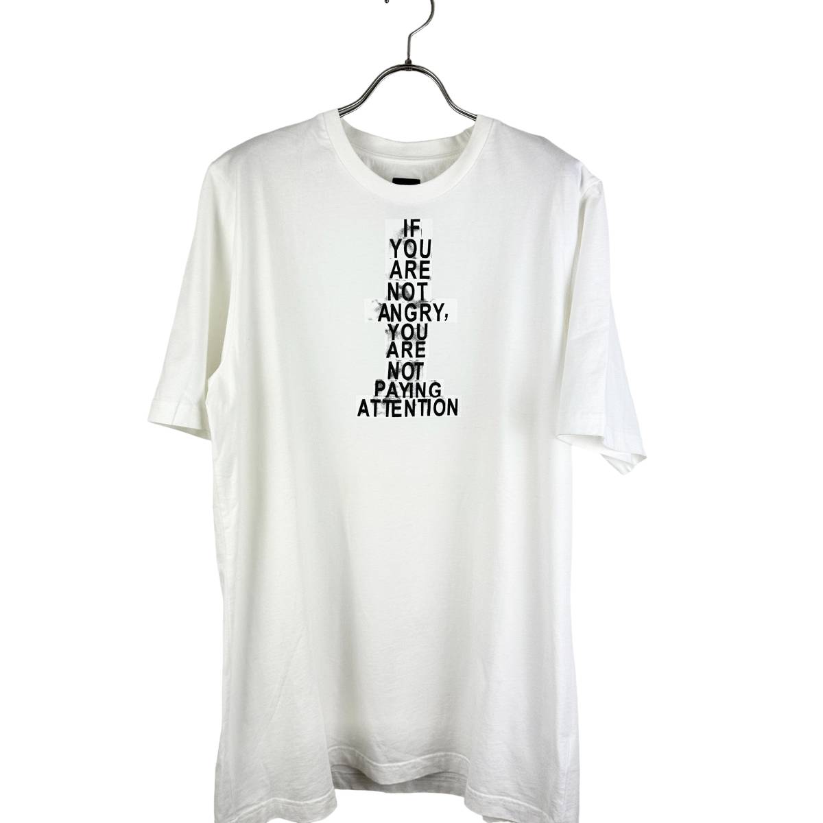 OAMC(オーエーエムシー) ANGRY PAYING ATTENTION T Shirt (white)