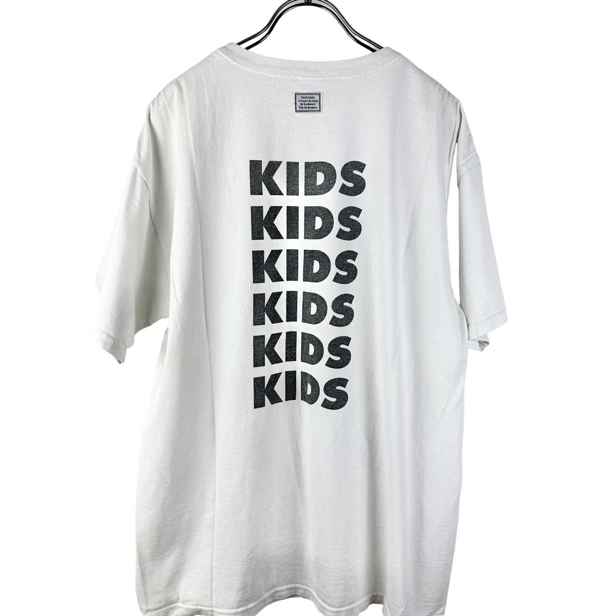 TANGTANG DESIGN(タンタンデザイン) KIDS LOGO T Shirt (white)