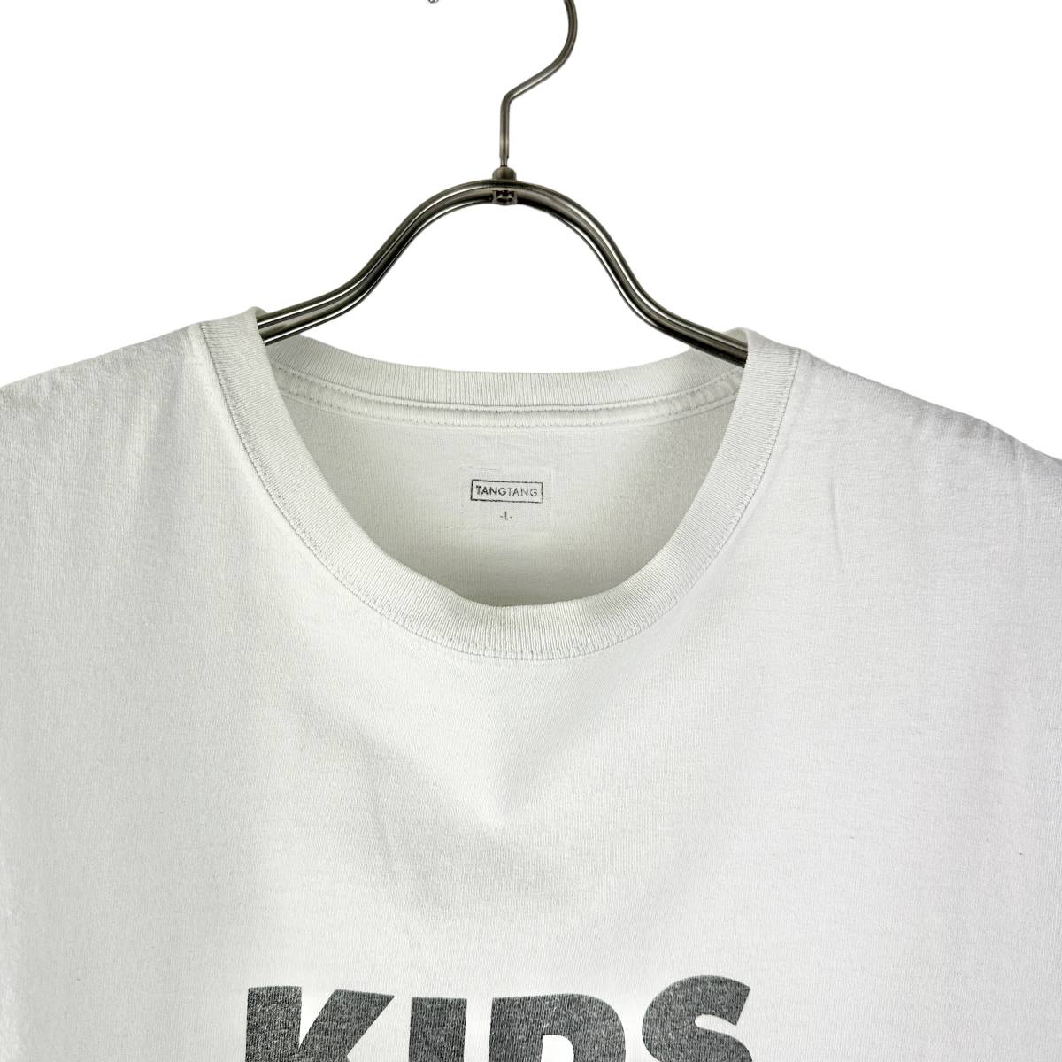 TANGTANG DESIGN(タンタンデザイン) KIDS LOGO T Shirt (white)