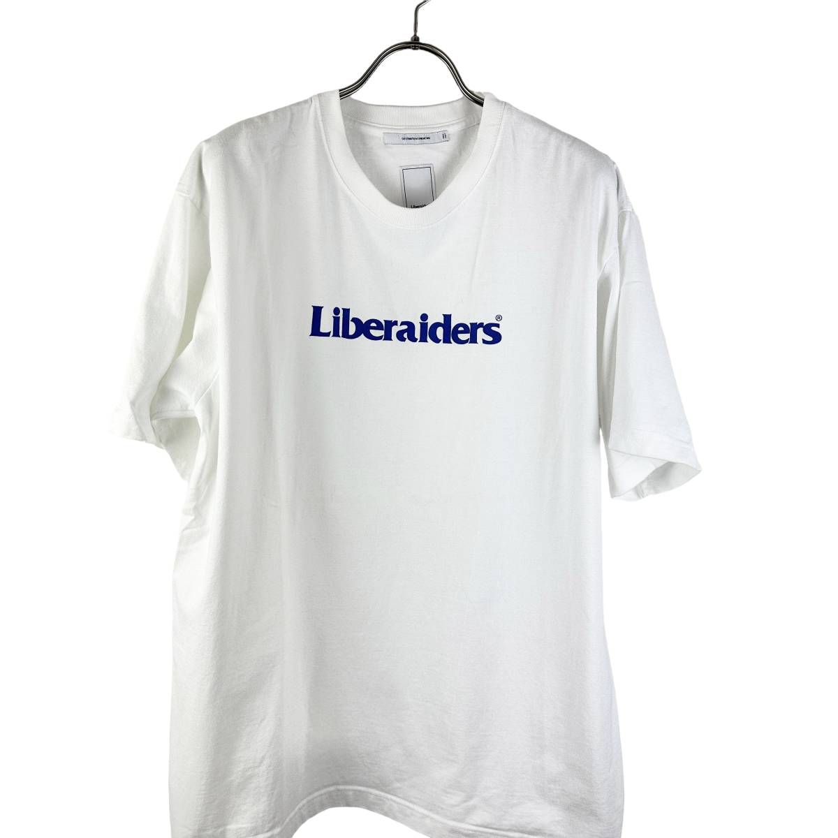 【30％OFF】LIBERAIDERS(リベレイダース) BLUE LOGO T Shirt (white)