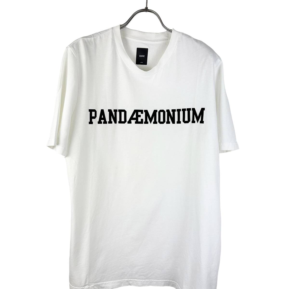 驚きの価格 PANDAEMONIUM OAMC(オーエーエムシー) T (white) Shirt