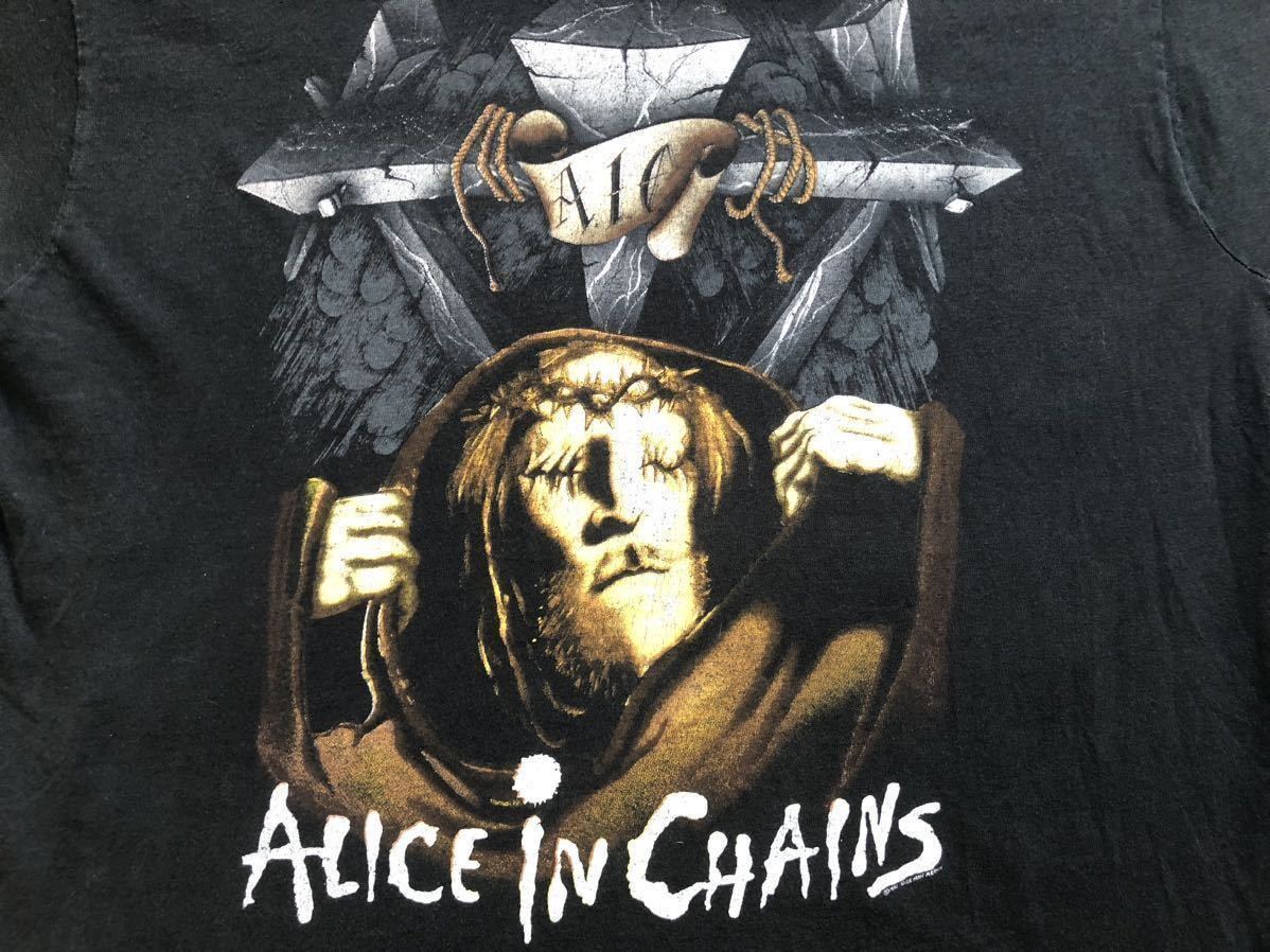 Alice in chains ヴィンテージ バンドＴ pearl jam nirvana soundgarden sonic youth flaming lips pantera metallica melvins helmet tool_画像1