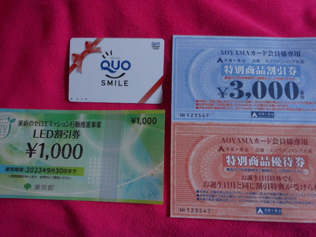 ■ゼロエミポイント 家庭のゼロミッション LED割引券 ２枚 ２０００円分■