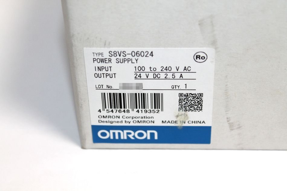 新品 未使用 オムロン スイッチング電源 パワーサプライ S8VS-06024 24V DC2.5A omron リサイクルマート半田店_画像2