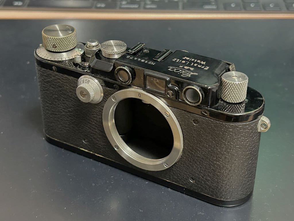 美品 ライカ DIII D3 3型 オリジナルブラックペイント シャッター全速