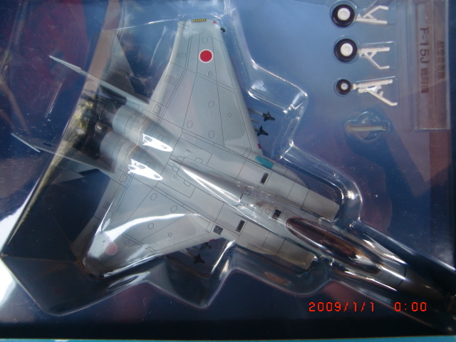  der Goss tea ni self .. model collection 01 aviation self ..F-15J outer box * booklet less 