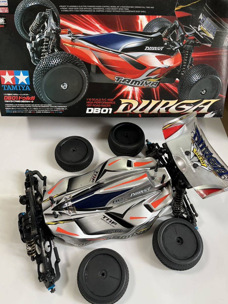 タミヤ ドゥルガ中古、バルドル新品ボディ、中古TBLM-02S 10.5t 付き
