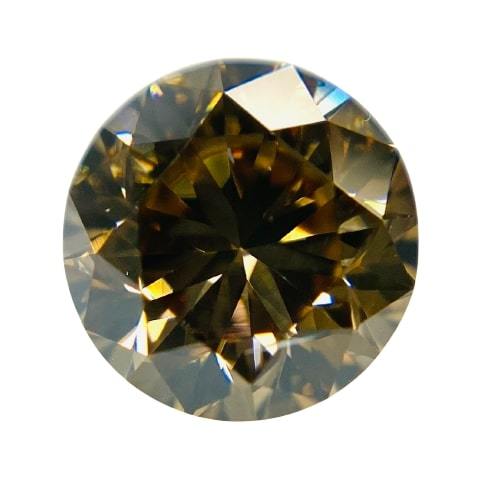 在庫処分】 FANCY BROWN 0.998ct RD/RT1824/CGL ダイヤモンド