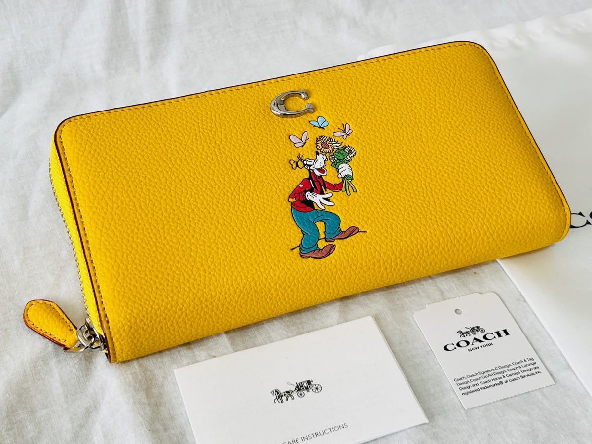 新作 100周年限定 COACH×DISNEY コーチ ディズニーコラボ グーフィー