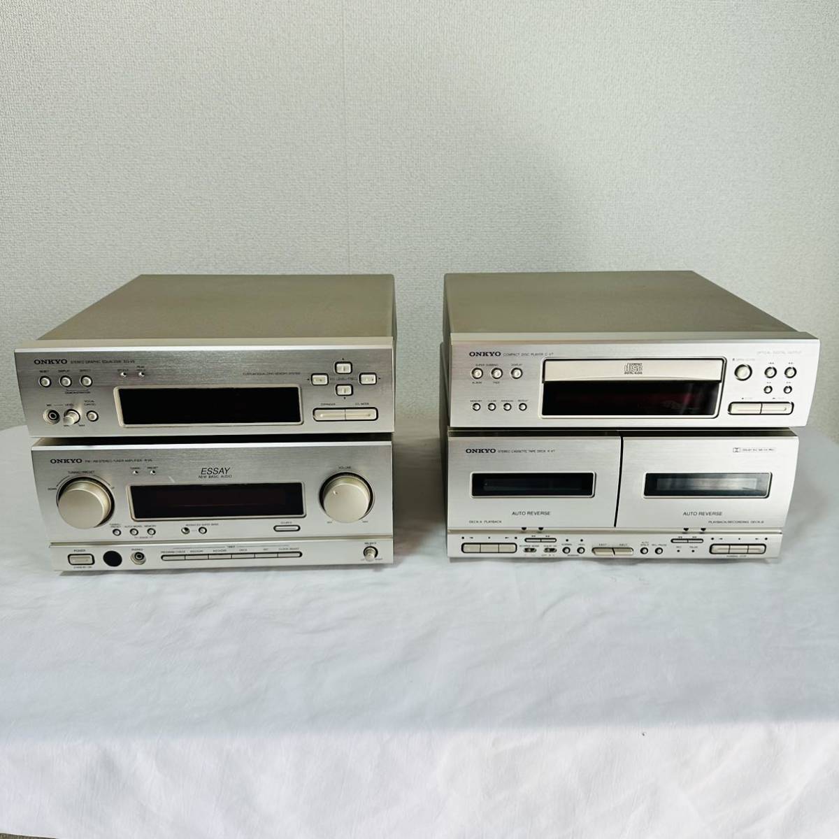 Yahoo!オークション - ONKYO CDプレーヤー C-V7 Wカセット k-V7 Yahoo!オークション - ONKYO CDプレーヤー C-V7 Wカセット k-V7