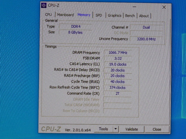 メモリ デスクトップパソコン用 KingstonとMicron DDR4-2400 PC4-19200 4GBx2枚合計8GB 起動確認済です チップに文字はげなどがございます_画像5