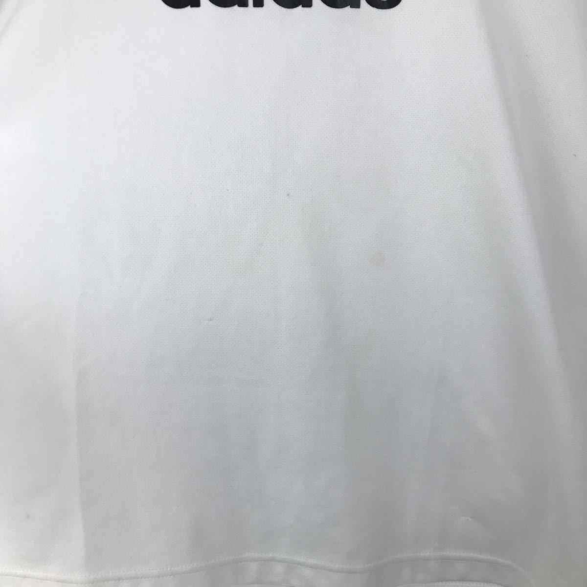 大きいサイズ adidas アディダス 半袖 Tシャツ メンズ L 白 ホワイト シンプル メッシュ ドライ 速乾 スポーツ トレーニング ウェア