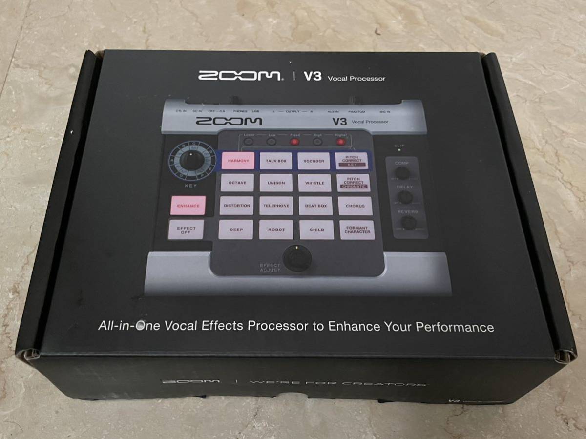 送料無料！新品未使用 ZOOM V3 ライブパフォーマンス ボーカル用プロセッサー_画像5