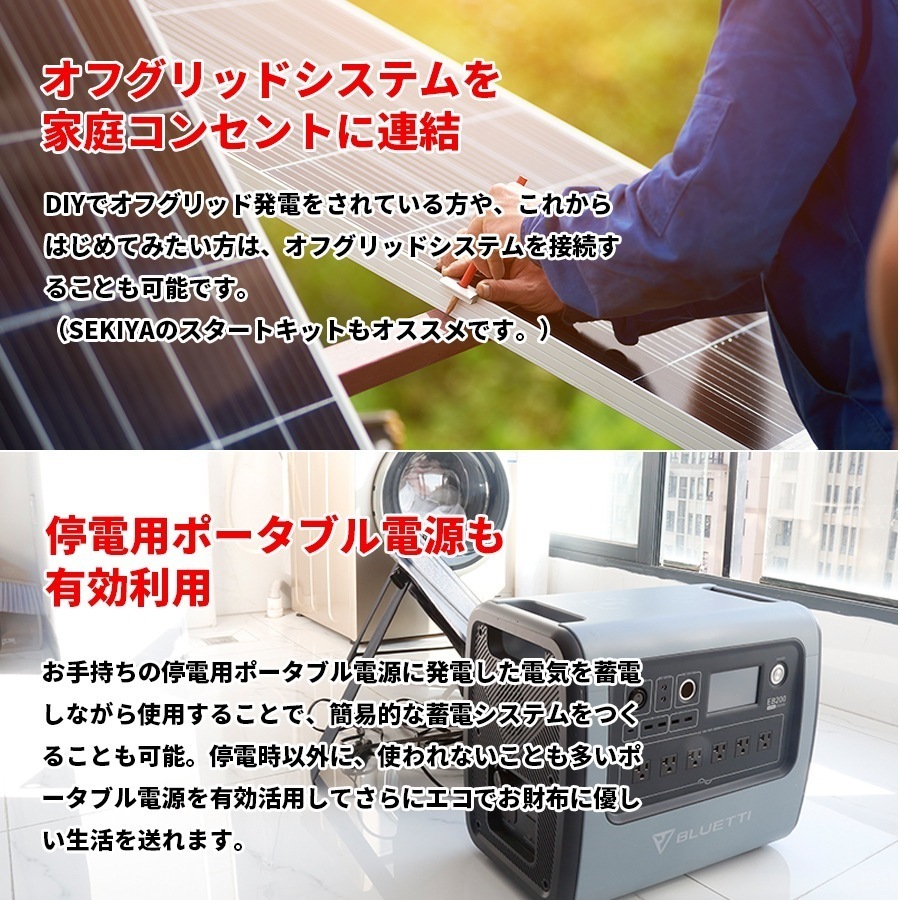 コンセントに差して 発電 プラグインソーラー マイクロインバーター 1600w Wi-fi接続モデル 2050Solar 2050ソーラー 【インバーター単品】_画像4