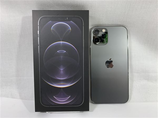 iPhone12 Pro[256GB] SIMロック解除 au グラファイト【安心保 …
