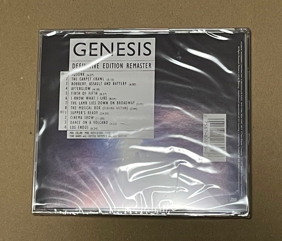 未開封 送料込 Genesis - Seconds Out 輸入盤CD2枚組 / 82689-2_画像2