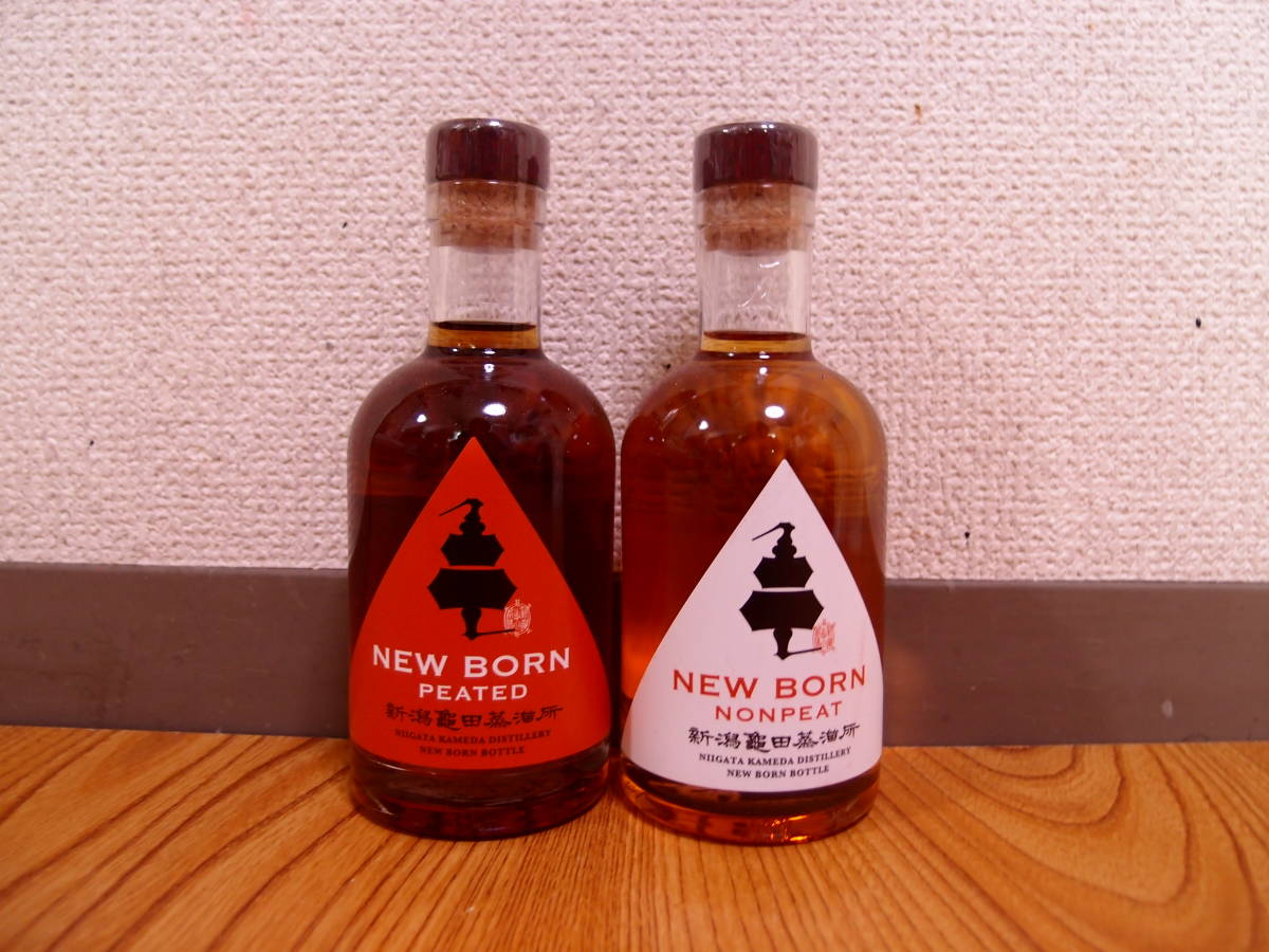 亀田蒸留所 新潟亀田 ニューボーン Nonpeat Peated 2本セット