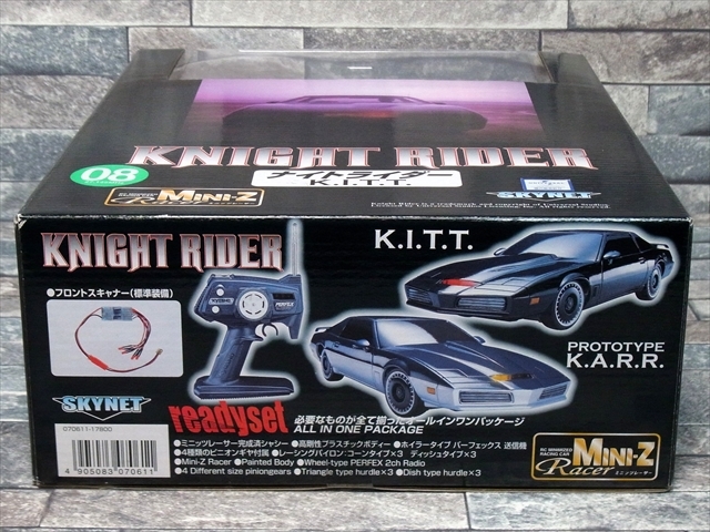 新品 未使用 京商 SKYNET MINI-Z Racer KNIGHT RIDER K.I.T.T. ナイト