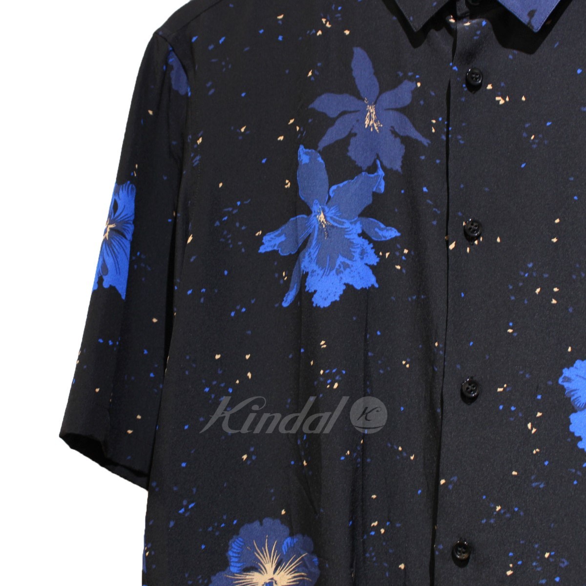 SAINT LAURENT PARIS サンローランパリ 21SS ハイビスカスアロハシャツ