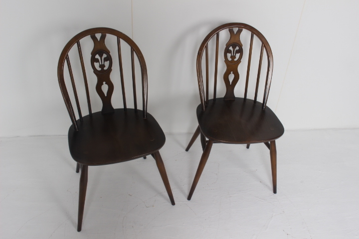 英国製　アンティーク　椅子　２脚_画像4