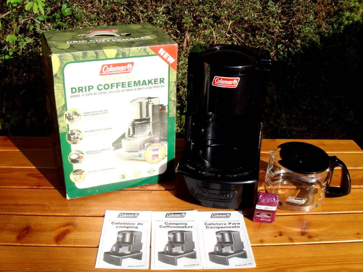 入手困難★箱付デッドストック【Coleman】お宝★コールマン★Coffee Maker★極上Style Camping♪