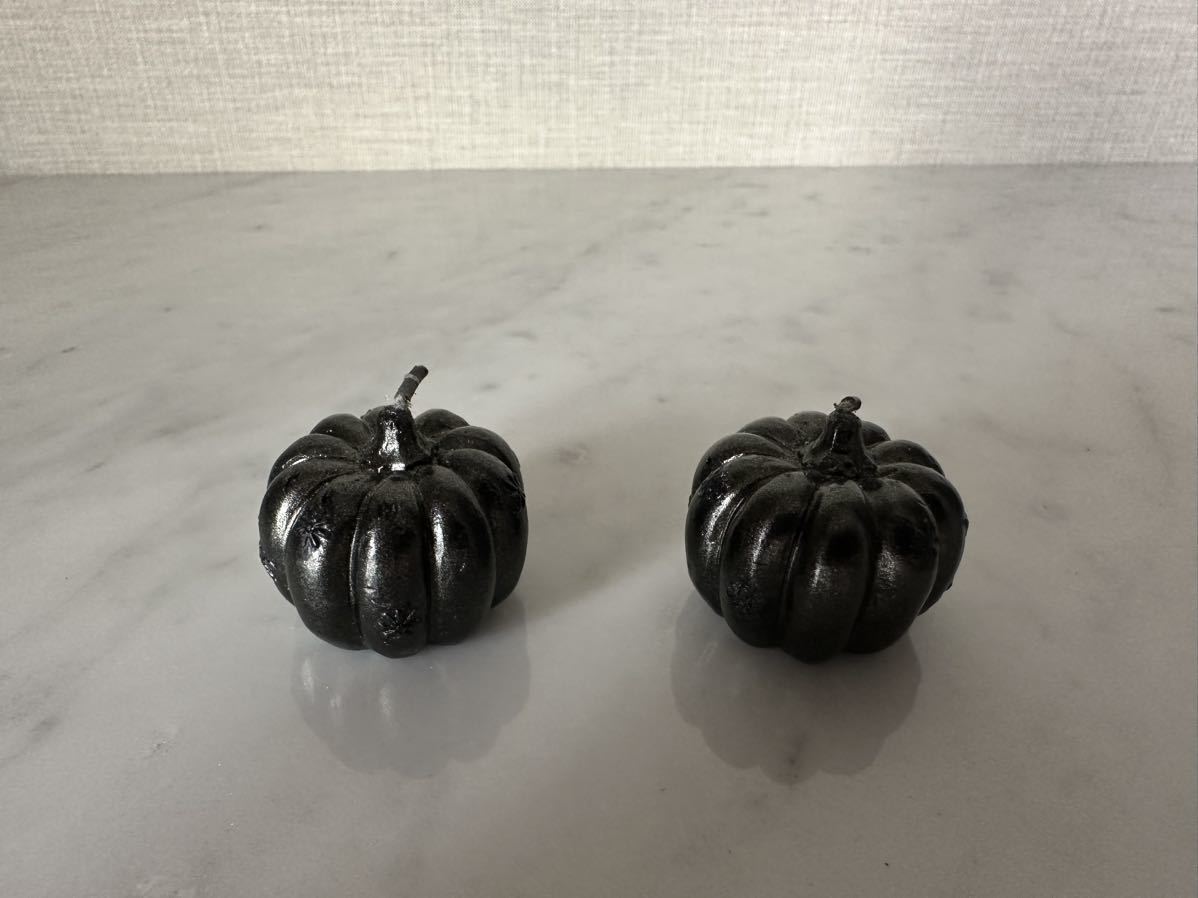 * Halloween * pumpkin candle * black black * pumpkin *