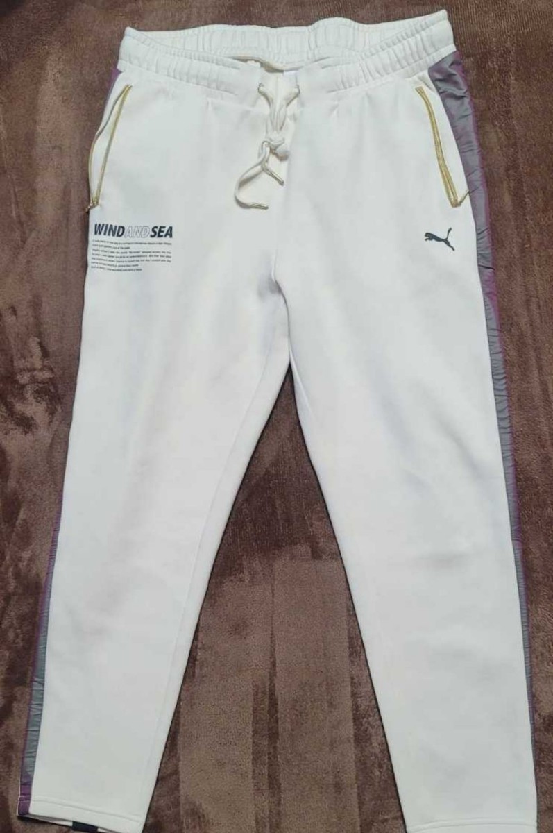 PUMA WIND AND SEA Puma jersey pants collaboration 530902-02 XXL TCNNS1 used beautiful goods jersey pants sport wear truck pants 