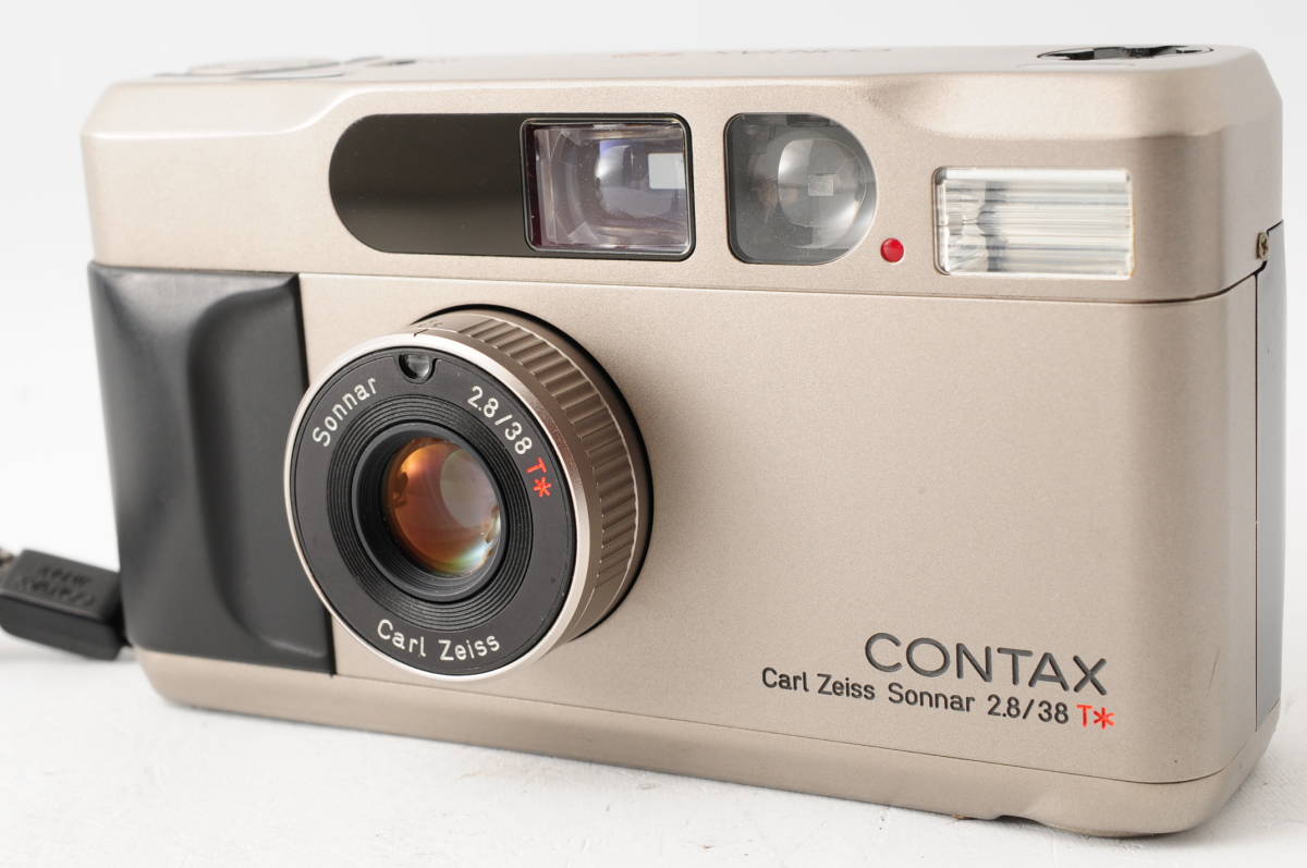 ★極上品★ コンタックス Contax T2 / Carl Zeiss Sonnar 38mm F2.8 T* チタンシルバー フィルムカメラ #896