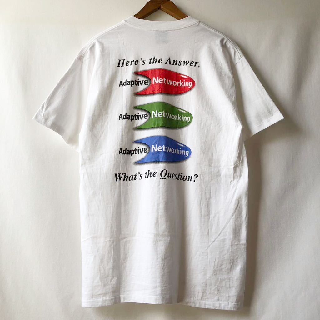 90s Bay Networks Tシャツ L ビンテージ 90年代 ベイネットワークス 企業T オリジナル ヴィンテージ_画像3