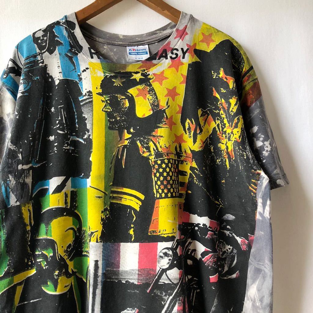 80s 90s MOSQUITOHEAD EASY RIDER 手刷り Tシャツ XL USA製 ビンテージ 80年代 90年代 モスキートヘッド イージーライダー ヴィンテージ_画像1