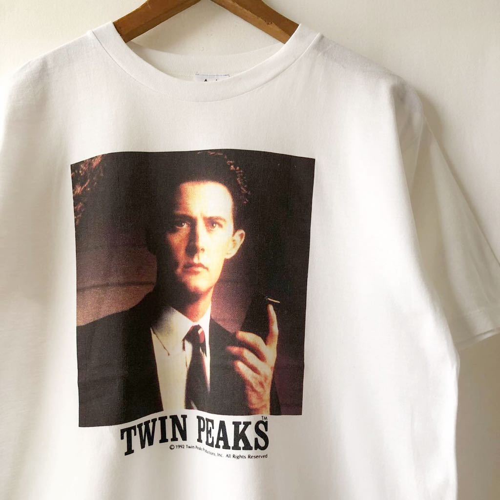 92年 TWIN PEAKS Tシャツ L ビンテージ 90s 90年代 ツインピークス David Lynch デヴィッドリンチ デビッドリンチ オリジナル ヴィンテージの画像1