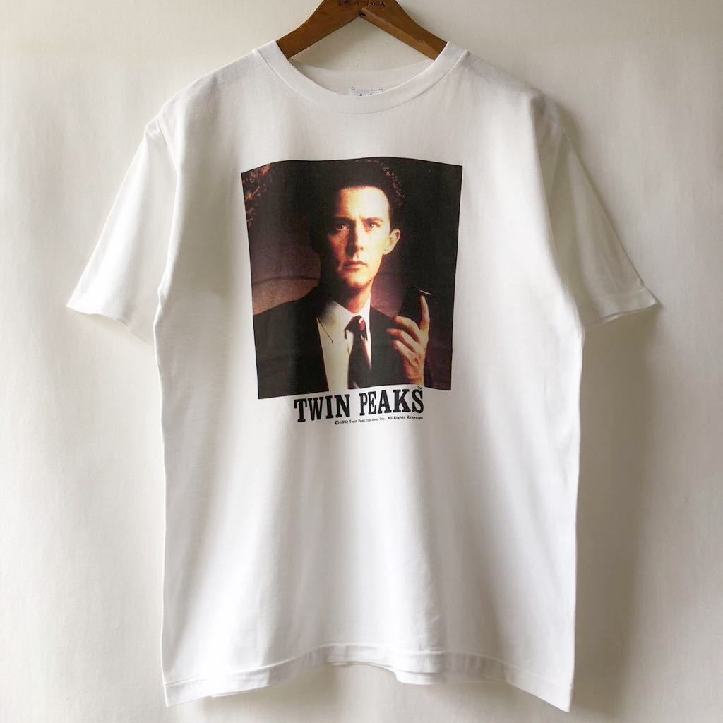 92年 TWIN PEAKS Tシャツ L ビンテージ 90s 90年代 ツインピークス David Lynch デヴィッドリンチ デビッドリンチ オリジナル ヴィンテージの画像2