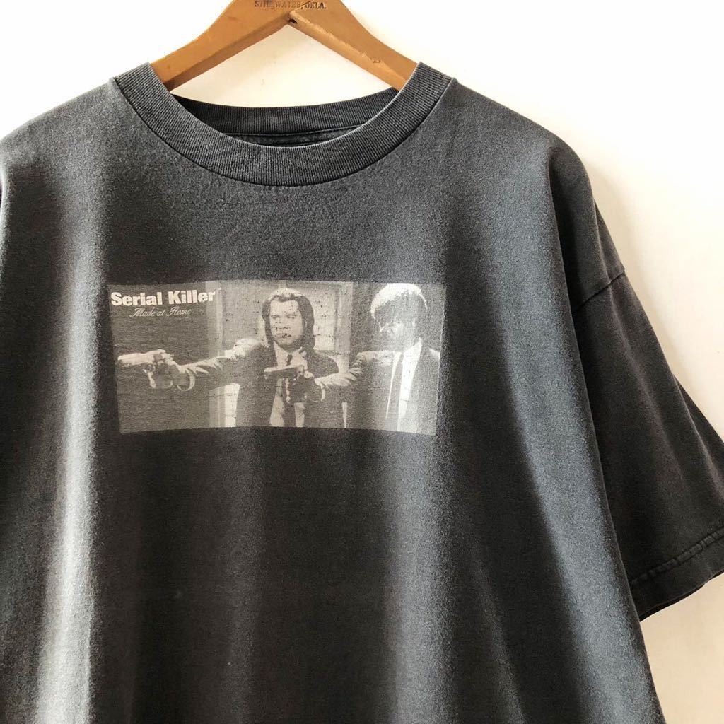 90s Serial Killer PULP FICTION Tシャツ XL USA製 ビンテージ 90年代 シリアルキラー パルプフィクション 映画 オリジナル ヴィンテージ