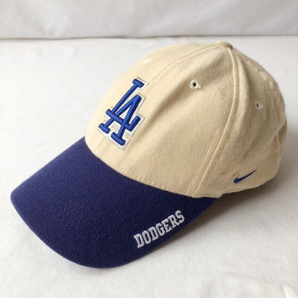90s NIKE LOS ANGELS DODGERS ウール ベースボールキャップ ビンテージ 90年代 ナイキ ドジャース MLB 野球帽 オリジナル ヴィンテージ