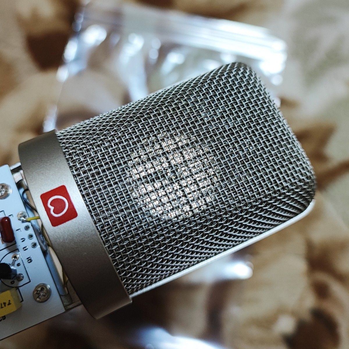 新品 自作 コンデンサーマイク Neumann U87 (ビンテージ) クローン