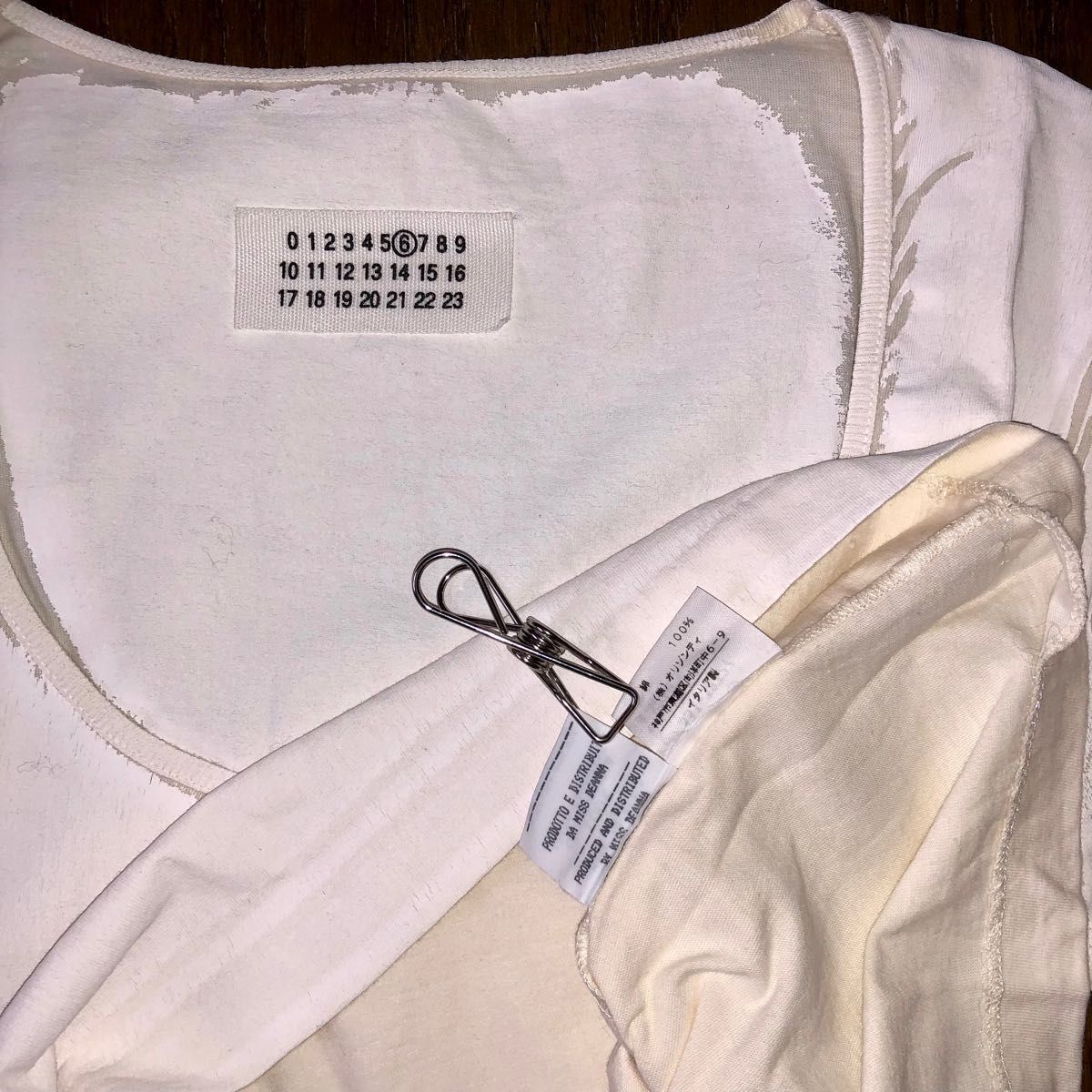 Martin Margiela マルタン マルジェラ ペンキプリントTシャツ