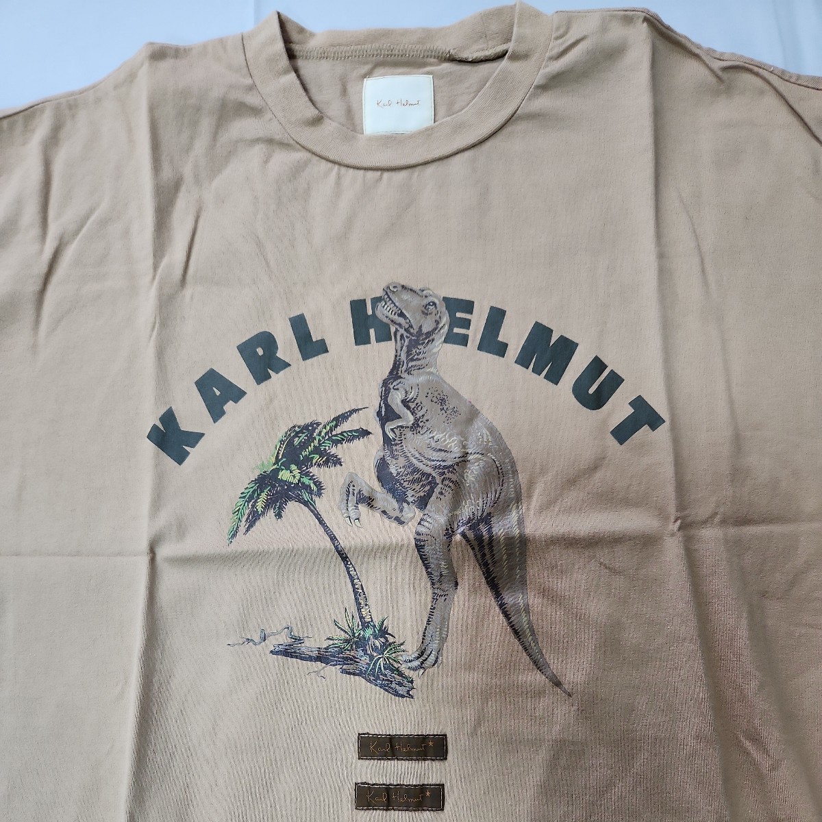 未使用 カールヘルム KARL HELMUT 恐竜T シャツ