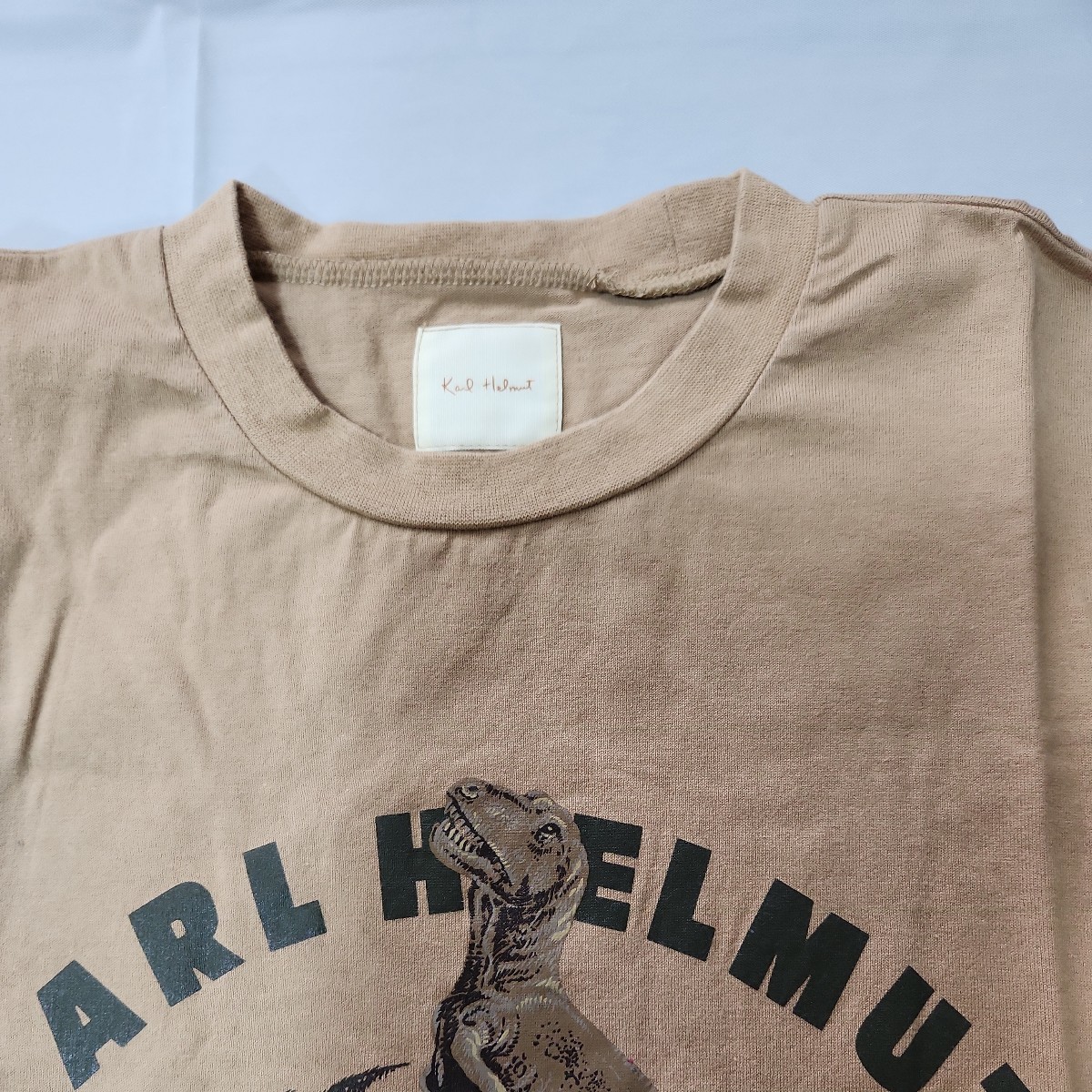  unused Karl hell mKARL HELMUT dinosaur T-shirt 