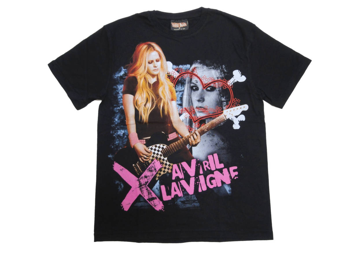 アヴリルラヴィーン AVRIL LAVIGNE バンドＴシャツ Sサイズ 010_画像1