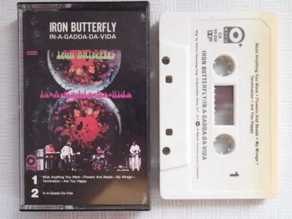 [ воспроизведение проверка settled US запись кассета ]Iron Butterfly / In-A-Gadda-Da-Vida железный * бабочка 