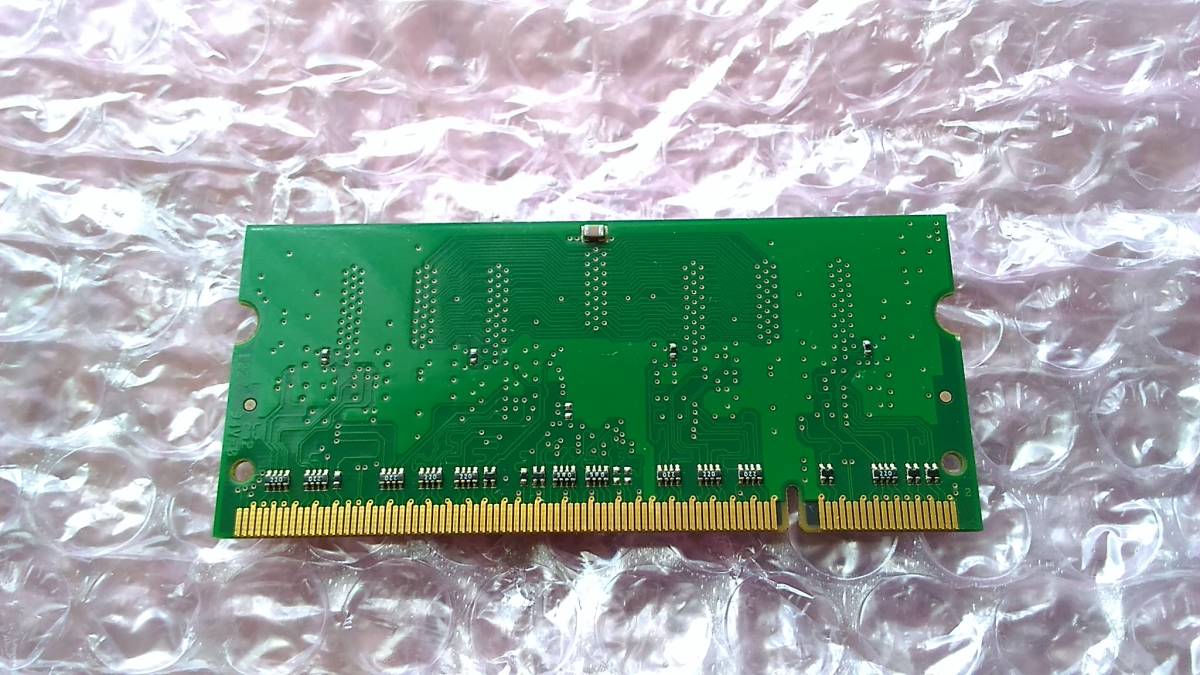 パソコン用増設メモリ　DDR2 SODIMM 667 512MB CL5 PC2-5300S-555 SanMax SMD-N51246H5P-6E 　動作未確認_画像2