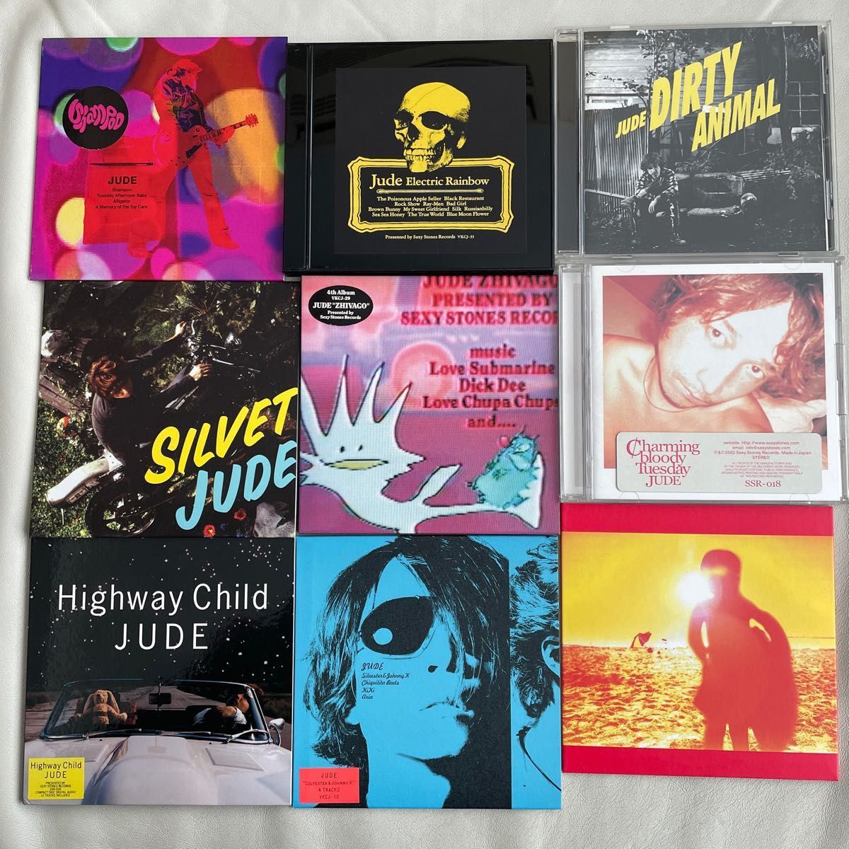 浅井健一、JUDE、SHERBETS、AJICO CD22枚セット