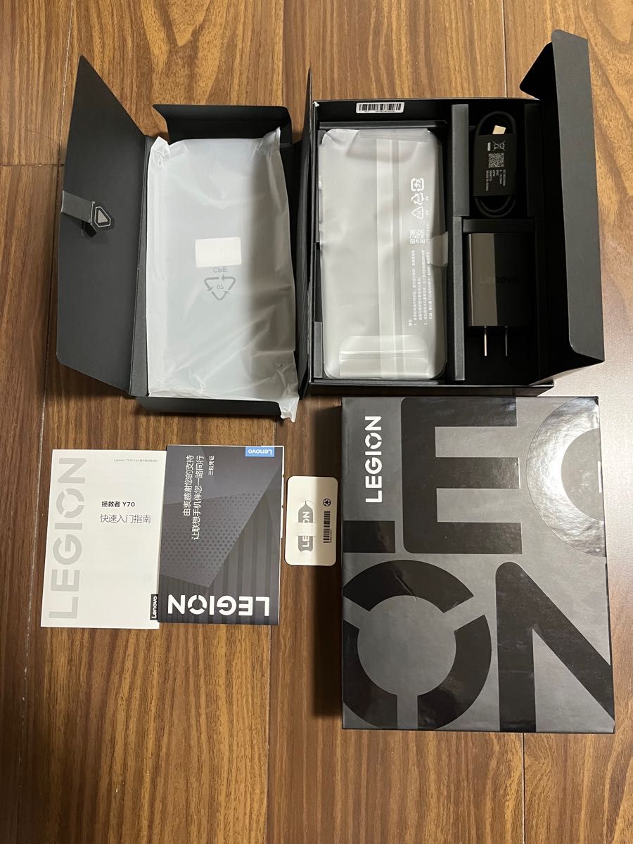 超美品LENOVO LEGION Y70 5G デュアルSIM ゲーミングフォン12GB/256GB, 中国版GOOGLE 白