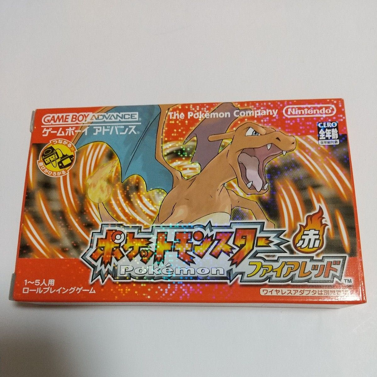 美品 ポケットモンスター ファイアレッド ゲームボーイアドバンス GBA