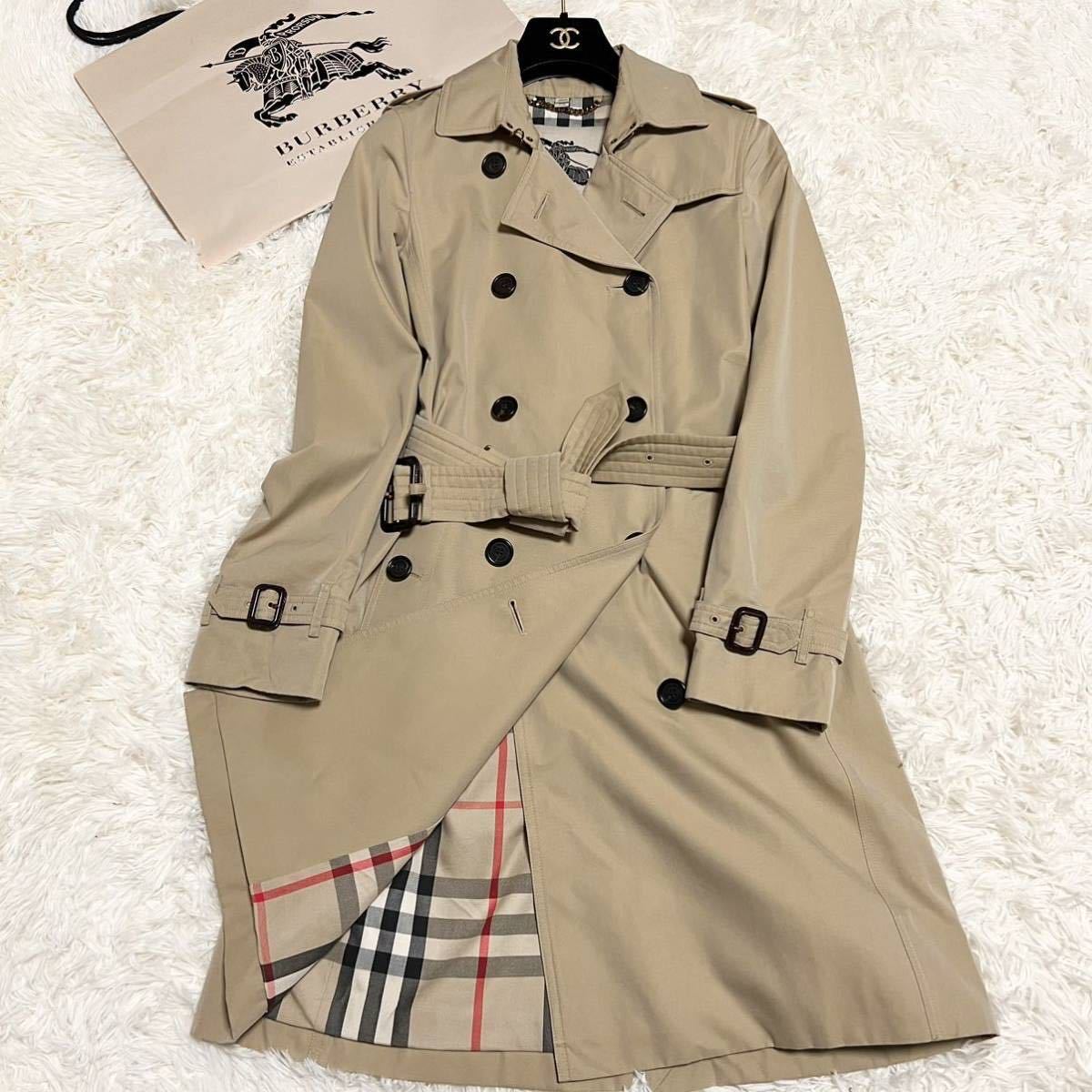 とっておきし新春福袋 Burberry ロングトレンチコート ハニーベージュ