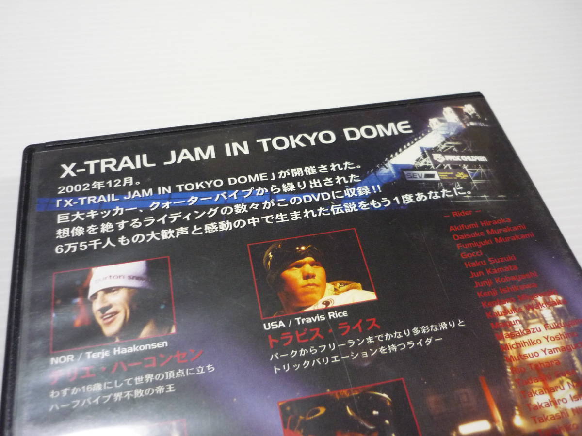 管00]DVD X-TRAIL JAM in TOKYO DOME RED PASS DVD スノーボード ライオ田